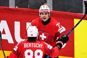 ICE HOCKEY WC SEMI FINAL SWITZERLAND-DENMARK
