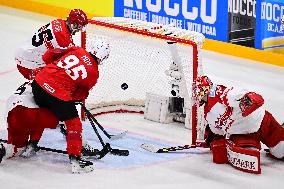 ICE HOCKEY WC SEMI FINAL SWITZERLAND-DENMARK