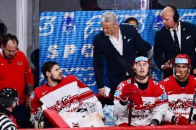 ICE HOCKEY WC SEMI FINAL SWITZERLAND-DENMARK