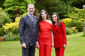 Spanish Royal Couple Attend Graduation Of Princess Sofia - UK