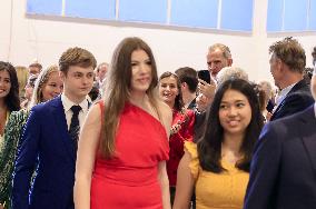 Spanish Royal Couple Attend Graduation Of Princess Sofia - UK