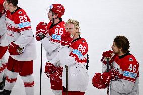 ICE HOCKEY WC SEMI FINAL SWITZERLAND-DENMARK