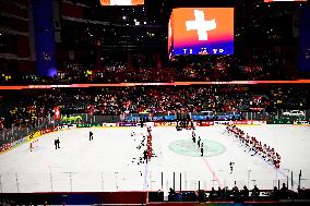 ICE HOCKEY WC SEMI FINAL SWITZERLAND-DENMARK