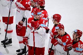 ICE HOCKEY WC SEMI FINAL SWITZERLAND-DENMARK