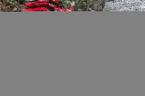 Mountain Flood Disaster Rescue in Sanshe