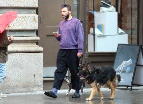 Zachary Quinto Out in NYC