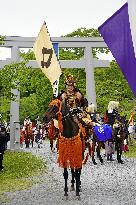 Traditional horse festival in Fukushima Prefecture