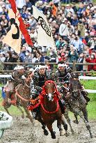 Traditional horse festival in Fukushima Prefecture