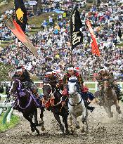 Traditional horse festival in Fukushima Prefecture