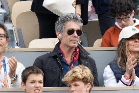 2025 French Open - Celebritie In Stand - Day 1 NB