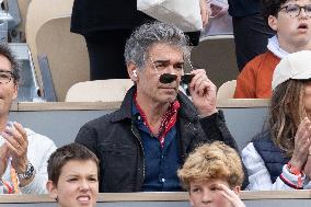 2025 French Open - Celebritie In Stand - Day 1 NB