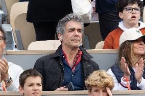 2025 French Open - Celebritie In Stand - Day 1 NB