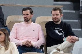 2025 French Open - Celebritie In Stand - Day 1 NB