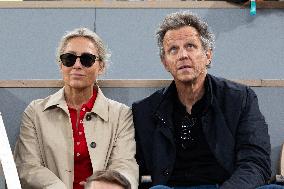 2025 French Open - Celebritie In Stand - Day 1 NB