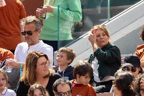 2025 French Open - Celebritie In Stand - Day 1 NB