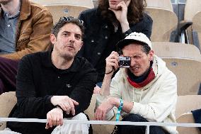 2025 French Open - Celebritie In Stand - Day 1 NB