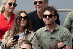 2025 French Open - Celebritie In Stand - Day 1 NB