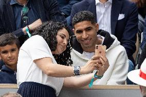 2025 French Open - Celebritie In Stand - Day 1 NB