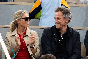 2025 French Open - Celebritie In Stand - Day 1 NB