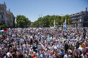Rally For Public Health Care - Madrid