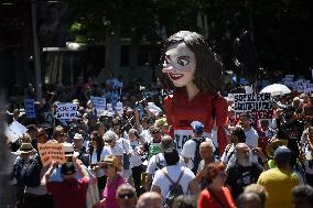 Rally For Public Health Care - Madrid
