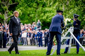 King Willem-Alexander At Memorial Day - Margraten