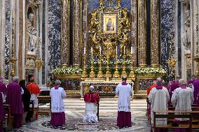 Pope Leo XIV Visits Basilica of St. Mary Major - Rome