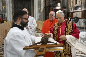 Pope Leo XIV Visits Basilica of St. Mary Major - Rome
