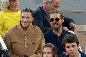 2025 French Open - Celebrities In Stand Day 1 NB