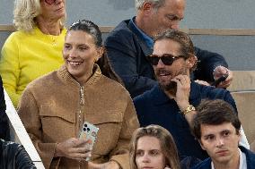 2025 French Open - Celebrities In Stand Day 1 NB