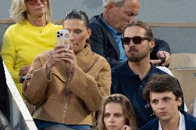 2025 French Open - Celebrities In Stand Day 1 NB