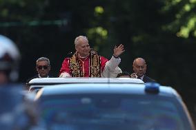 Pope Leo XIV Visits Basilica of St. Mary Major - Rome