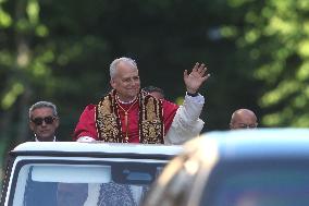 Pope Leo XIV Visits Basilica of St. Mary Major - Rome