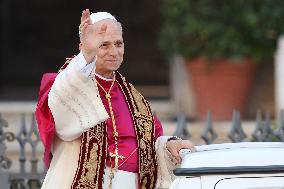 Pope Leo XIV Visits Basilica of St. Mary Major - Rome