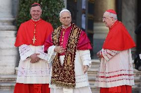 Pope Leo XIV Visits Basilica of St. Mary Major - Rome