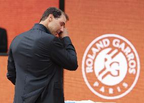 Tennis: French Open ceremony for Nadal