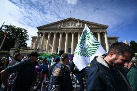 Farmers protest in Paris - FA