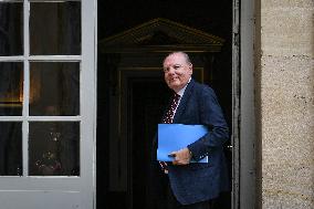 Meetings between French PM Francois Bayrou and party leaders in Paris - FA