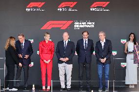 Royals At Monaco Grand Prix Podium - Monte Carlo