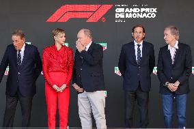 Royals At Monaco Grand Prix Podium - Monte Carlo