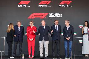 Royals At Monaco Grand Prix Podium - Monte Carlo
