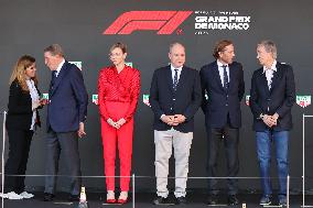 Royals At Monaco Grand Prix Podium - Monte Carlo