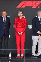 Royals At Monaco Grand Prix Podium - Monte Carlo