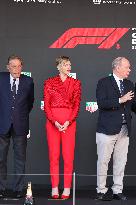 Royals At Monaco Grand Prix Podium - Monte Carlo