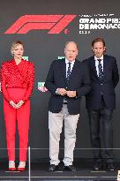 Royals At Monaco Grand Prix Podium - Monte Carlo