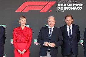 Royals At Monaco Grand Prix Podium - Monte Carlo
