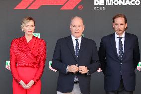 Royals At Monaco Grand Prix Podium - Monte Carlo