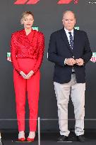 Royals At Monaco Grand Prix Podium - Monte Carlo