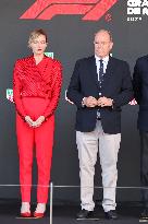Royals At Monaco Grand Prix Podium - Monte Carlo