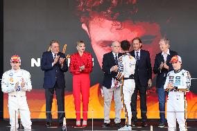 Royals At Monaco Grand Prix Podium - Monte Carlo